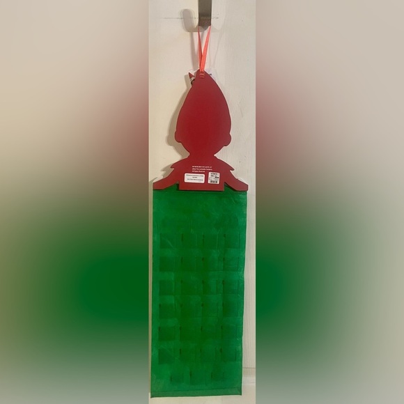 NWT elf on the shelf Fabric Christmas Countdown Wall Decor advent - Picture 8 of 8